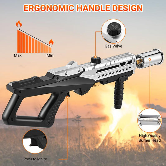 Kitchen Torch, Cooking Propane Blow Torch, 700,000BTU Propane Torch, Food Culinary Torch for Outdoor Cooking, Campfire Starter Grill Torch, BBQ Torch for Steak & Creme Brule christmas gift ideas e
